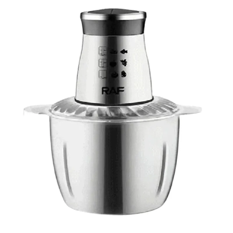 Hachoir Électrique RAF 1000W 3L Inox R.7030 — Afficher l'image 3