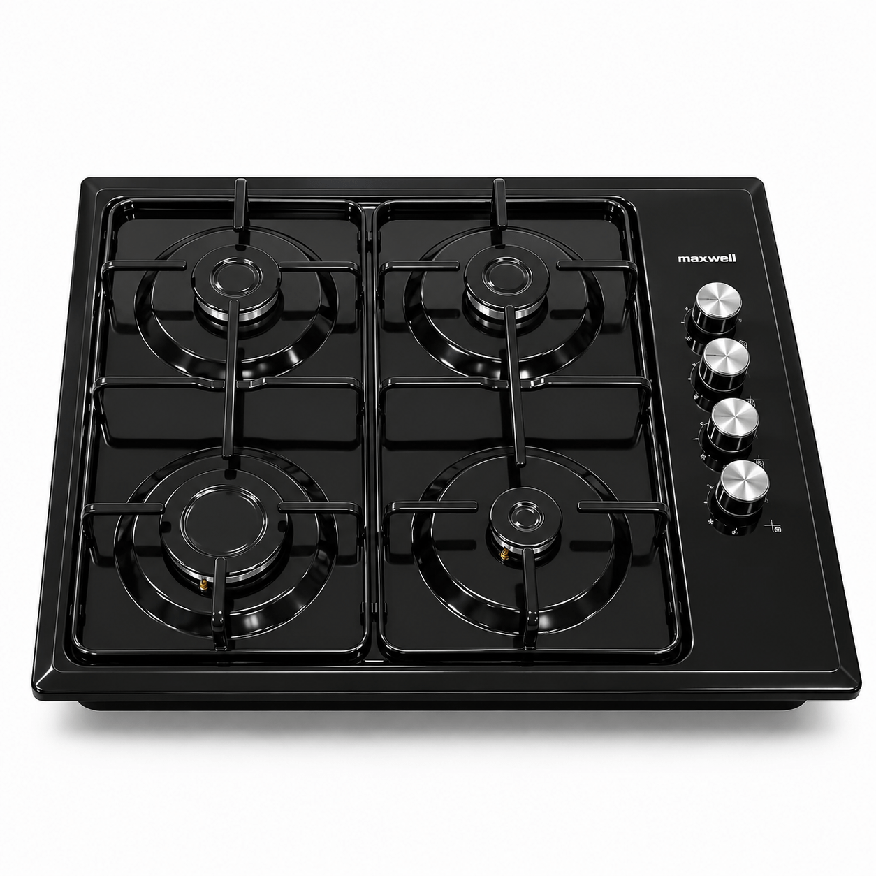 Plaque de Cuisson Maxwell avec Thermocouple 4 Feux noir MAX-PK6ATEGN