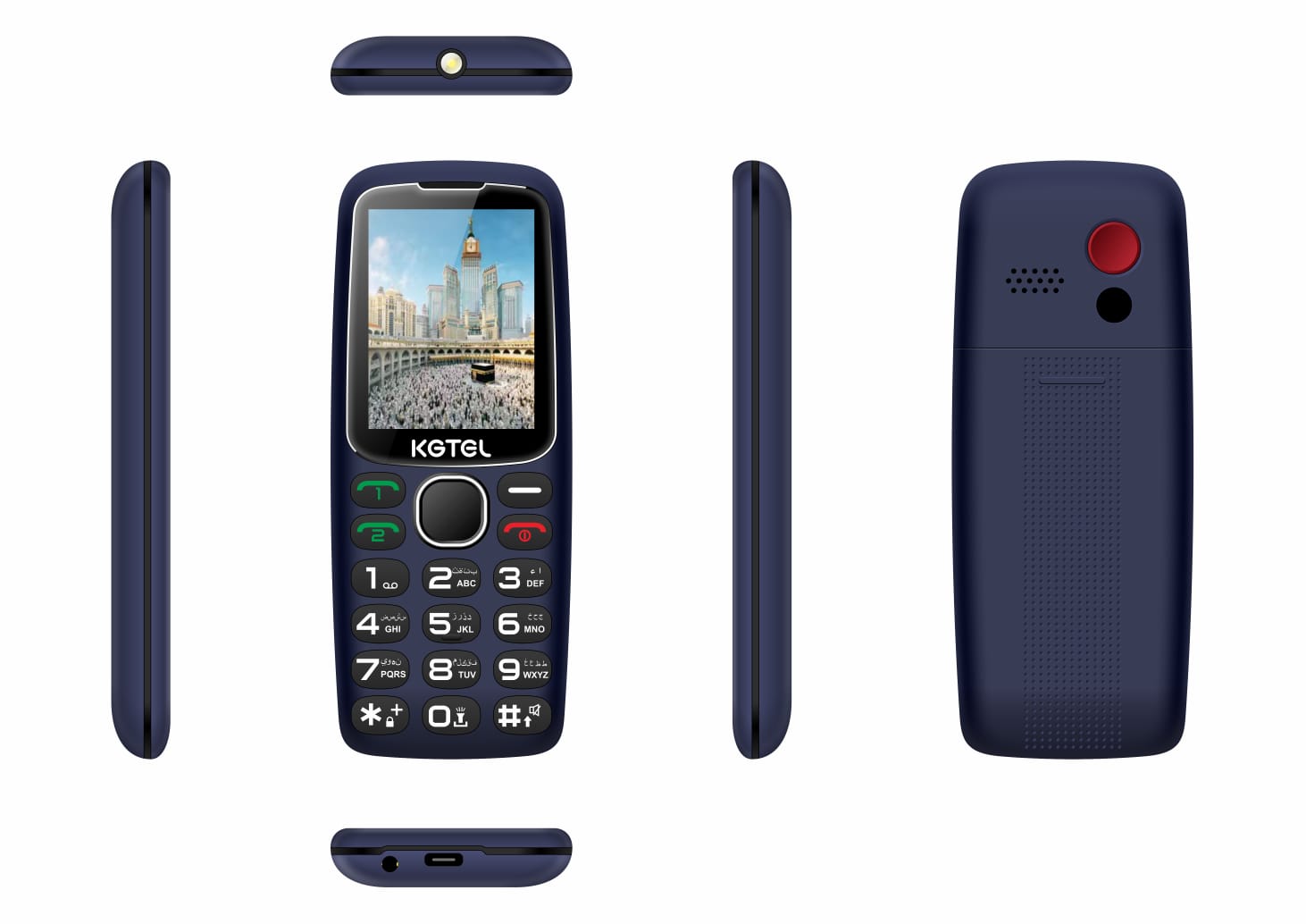 Téléphone Portable KGTEL  Senior 3 K349 Bleu