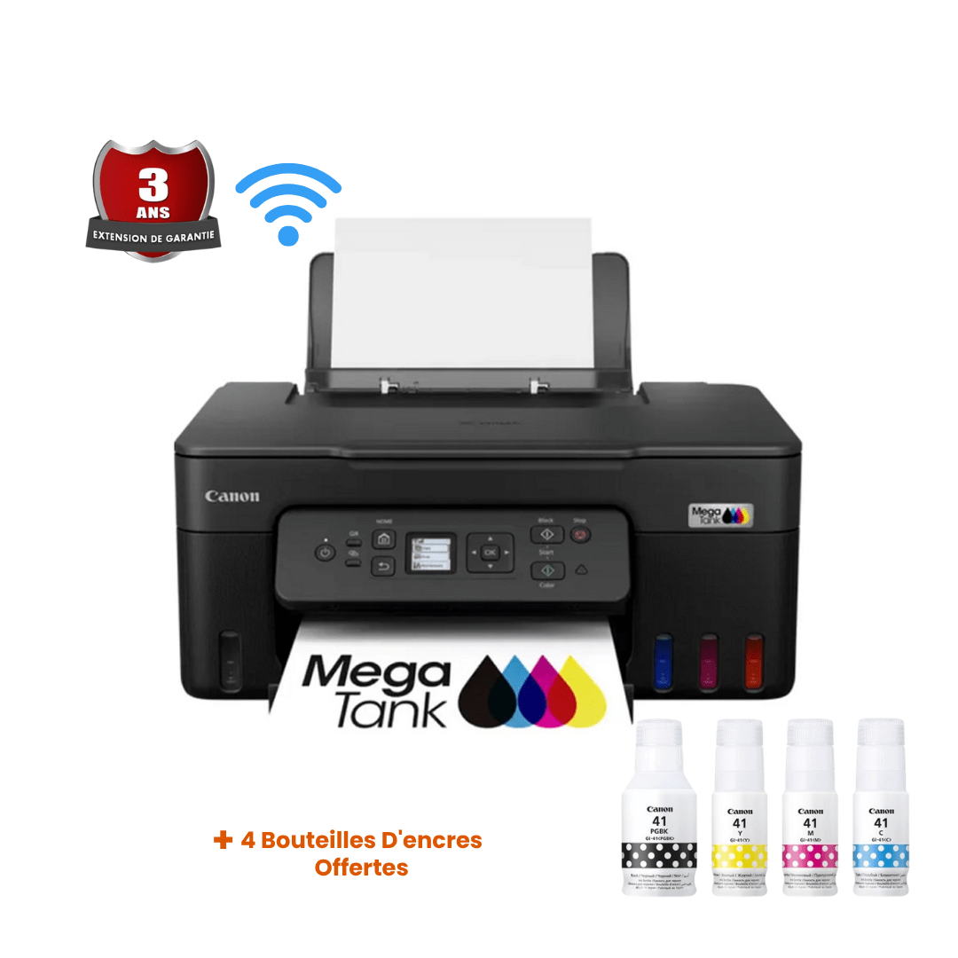 Imprimante Multifonction Canon PIXMA 3en1 WIFI Recto Verso G3480
