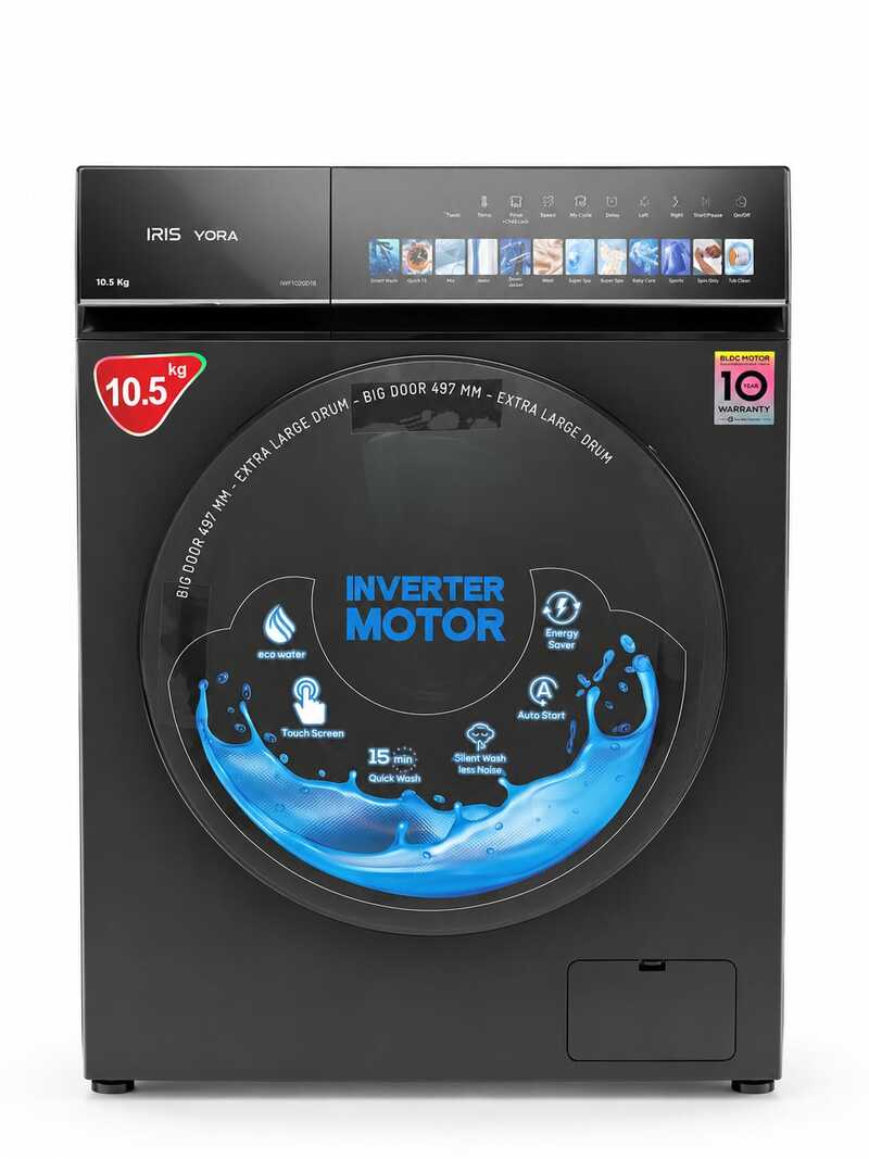 Machine à Laver automatique Iris 10,5Kg Inverter WM105IRISVORADS