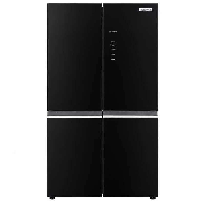 Réfrigérateur Side By Side Maxwell 640L Noir Miroir MAX-RFNH640AIG