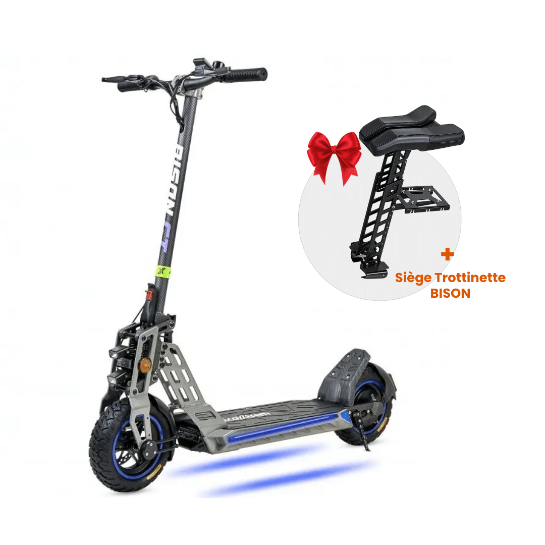 Trottinette Électrique ECOXTREM Bison GT Bleu